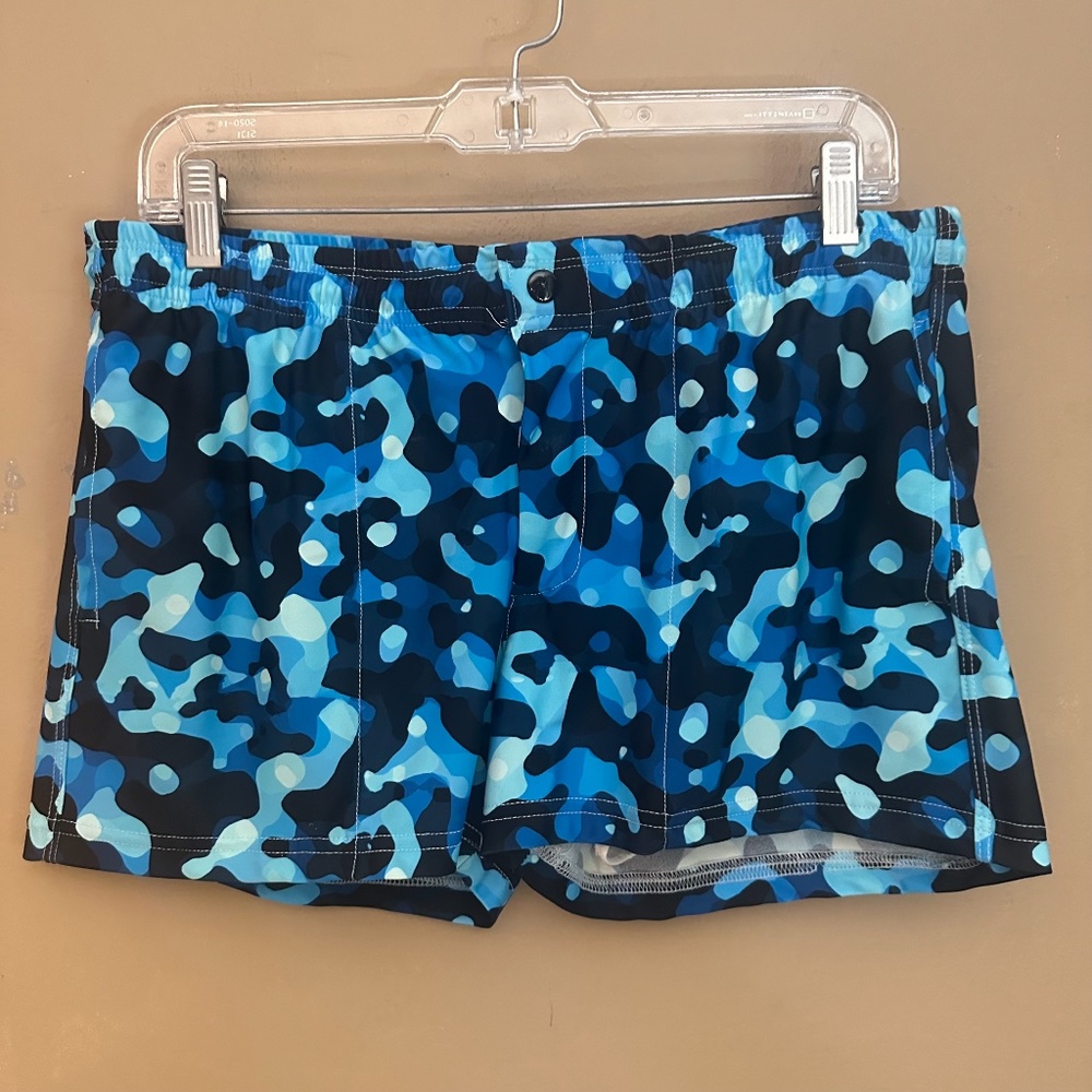 LASC Stretch Swim Trunks Large Gently worn 90% nylon / 10% spandex - Picture 2 of 3
